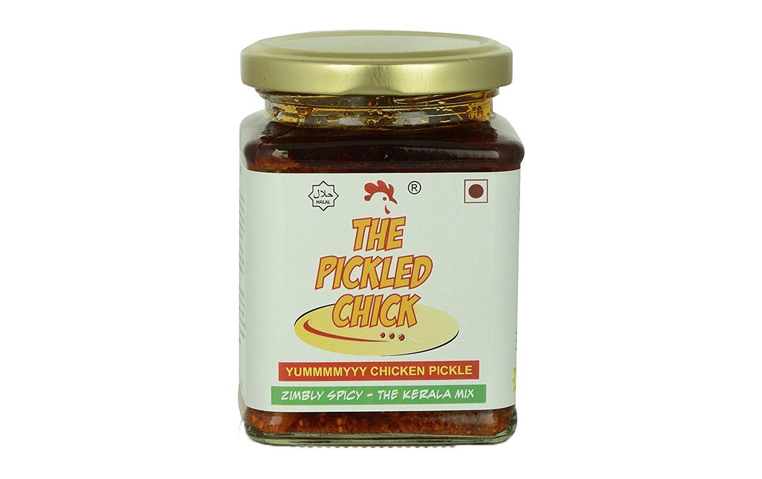 The Pickled Chick Chicken Pickle (The Kerala Mix)   Glass Jar  250 grams